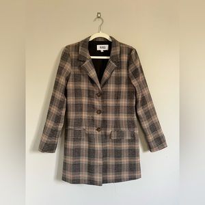 Plaid blazer